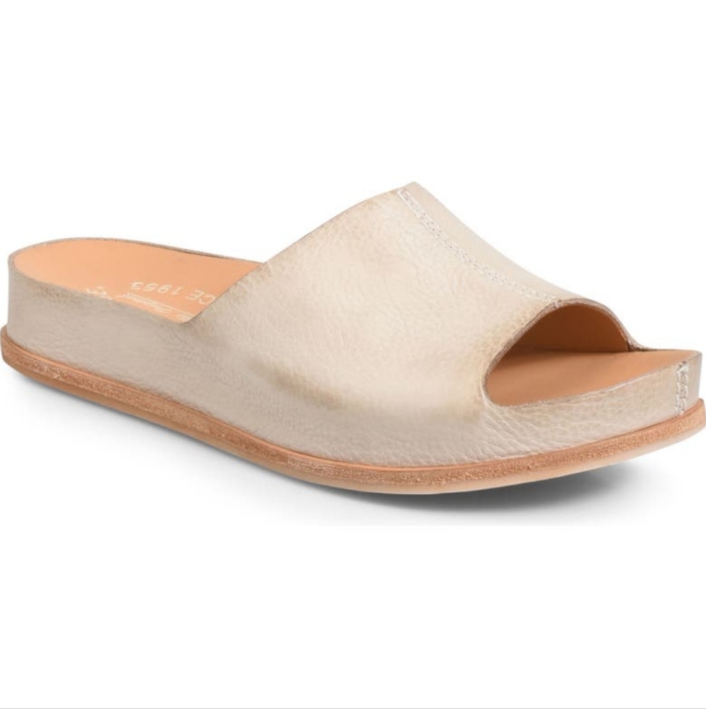 Kork-Ease Cream Slide Sandals